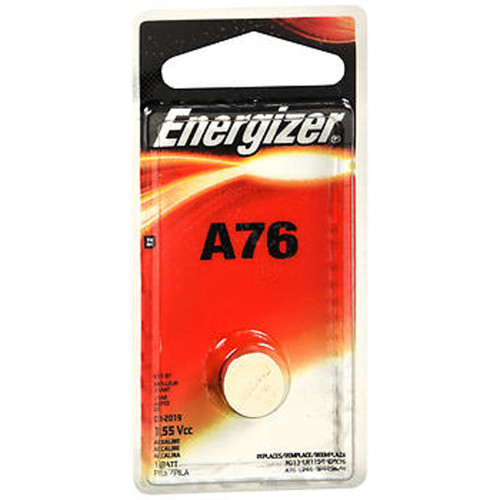 Energizer Zero Mercury Watch/Electronic Battery A76 - 1 each