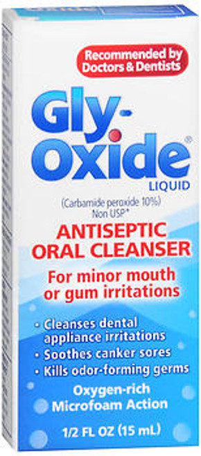 Gly-Oxide Liquid Antiseptic Oral Cleanser - 0.5 oz