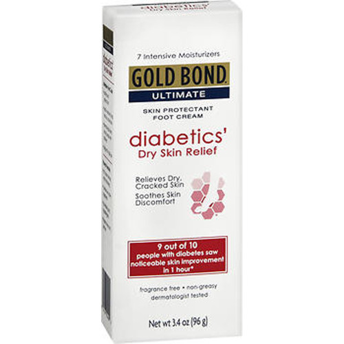 Gold Bond Ultimate Diabetics' Dry Skin Relief Foot Cream - 3.4 oz