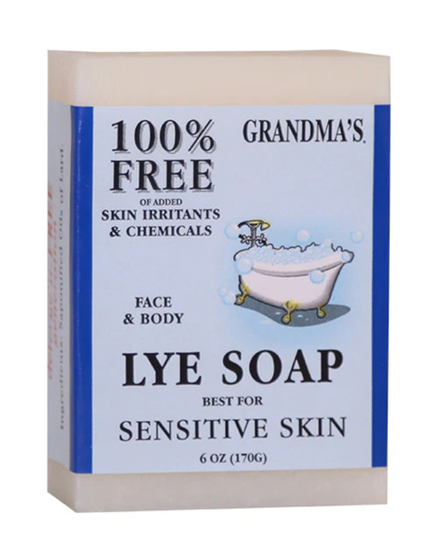 Grandma's Lye Face & Body Soap - 6 oz