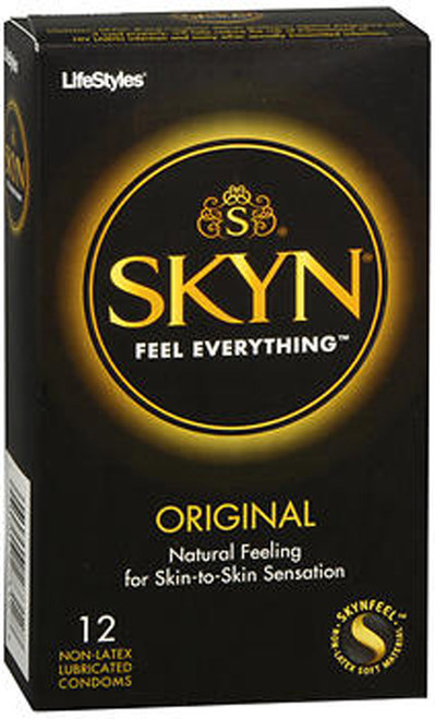 LifeStyles SKYN Condoms Lubricated Non-Latex - 12 ct