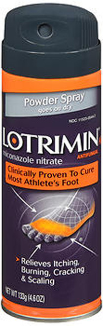 Lotrimin Antifungal Powder Spray, Athlete's Foot - 4.6 oz