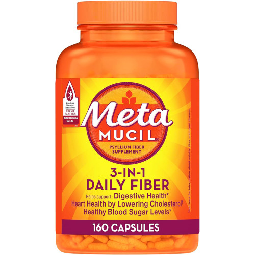 Metamucil MultiHealth Fiber - 160 Capsules
