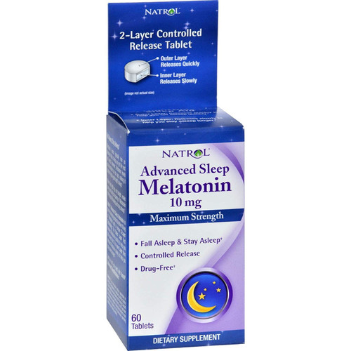 Natrol Advanced Sleep Melatonin 10 mg - 60 Tablets