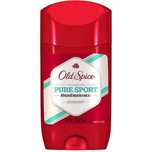 Old Spice High Endurance Deodorant Long Lasting Stick Pure Sport - 2.25 oz