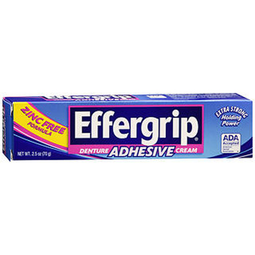 Effergrip Denture Adhesive Cream - 2.5 oz