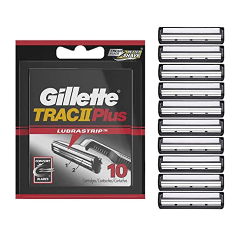 Gillette Trac II Plus Cartridges - 10 ct