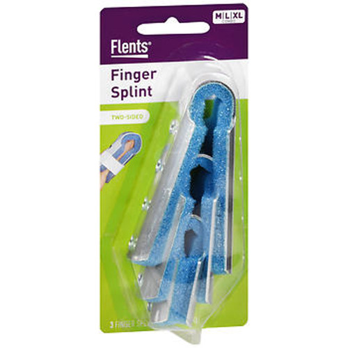 Flents Two-Sided Finger Splint - 6 pks of 3