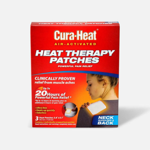 Cura-Heat Heat Therapy Patches for Neck Shoulder & Back - 3 ct Cura-Heat Heat Therapy Patches for Neck Shoulder & Back - 3 ct