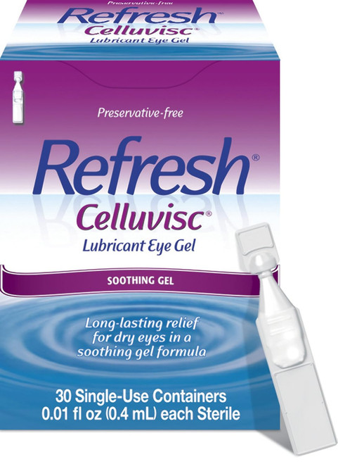 Refresh Celluvisc Lubricant Eye Gel Single-Use Containers - 30 ct