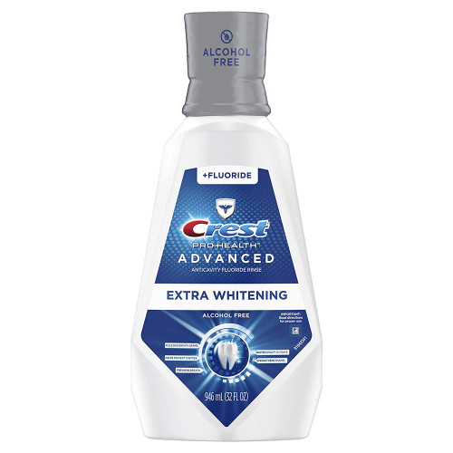Crest Pro-Health Advanced Mouthwash with Whitening in Energizing Mint - 946 ML
