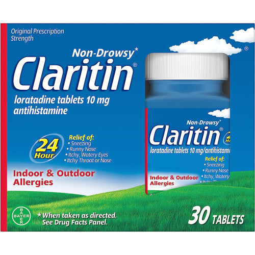 Claritin 24 Hour Indoor & Outdoor Allergy Tablets - 30 ct