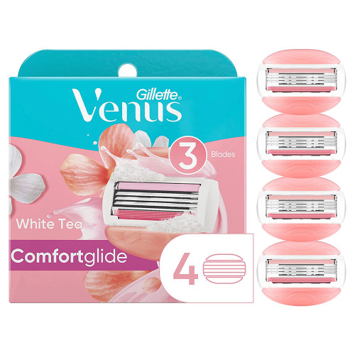 Gillette Venus Spa Breeze 2-in-1 Shaving Cartridges with Shave Gel Bars - 4 ea