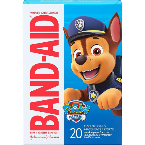 Band-Aid Bandages Nickelodeon Paw Patrol Assorted Sizes - 20 ct