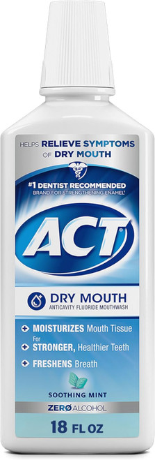 Act Anticavity Fluoride Rinse Dry Mouth Soothing Mint - 18 oz Act Anticavity Fluoride Rinse Dry Mouth Soothing Mint - 18 oz