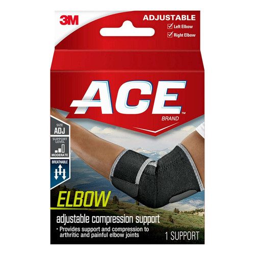 Ace Neoprene Elbow Support, Moderate Support - One Size Fits All