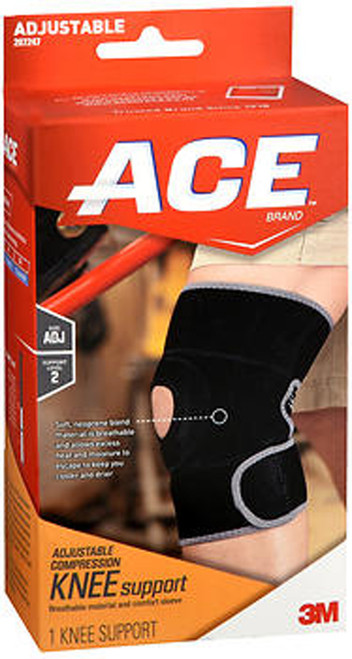 Ace Neoprene Knee Support, Adjustable, Moderate Support - Each