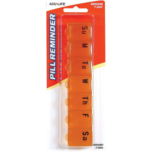 Acu-Life Pill Reminder Medium 7 Day - 1 Each