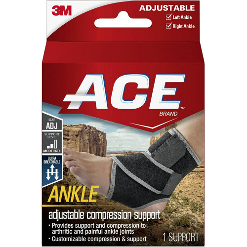 Ace Neoprene Ankle Support Adjustable, Mild Support