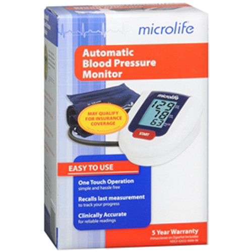 Microlife Automatic Blood Pressure Monitor -1 each Microlife Automatic Blood Pressure Monitor -1 each