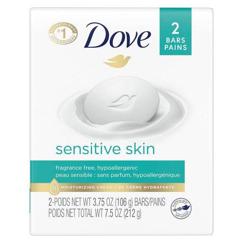 Dove Beauty Bars Sensitive Skin - 2, 4 oz bars