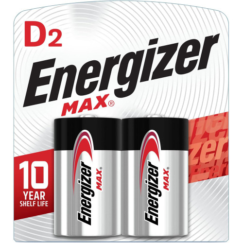 Energizer MAX Alkaline Batteries D - 2 pk