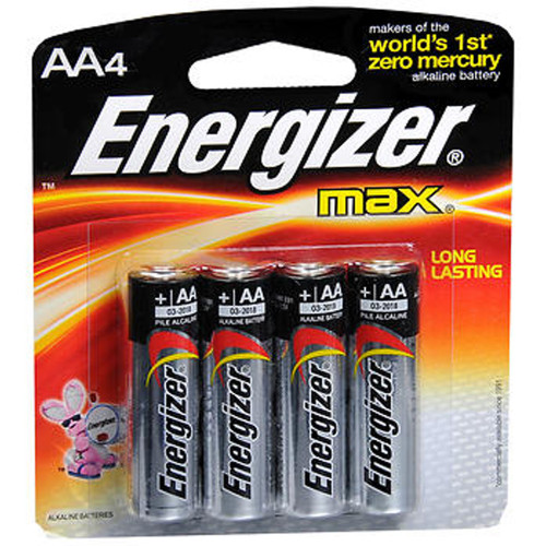 Energizer Max + Power Seal Alkaline Batteries AA