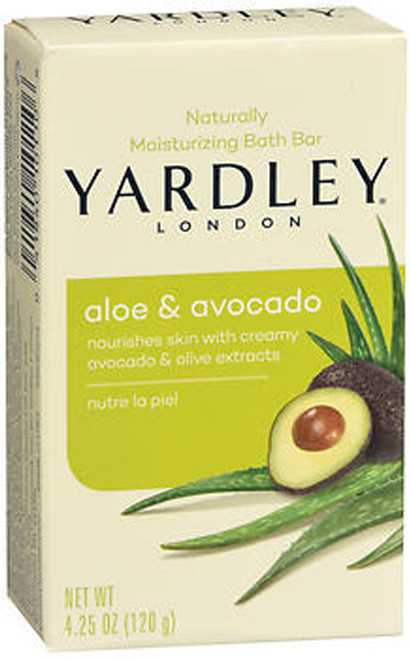 Yardley London Naturally Moisturizing Bath Bar Aloe & Avocado - 4.25 oz Bar