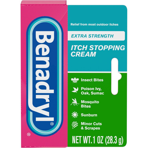 Benadryl Itch Stopping Cream, Extra Strength - 1 oz