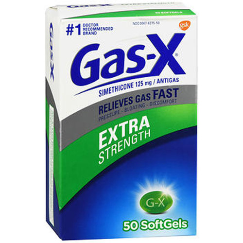 Gas-X Softgels Extra Strength - 50 Capsules