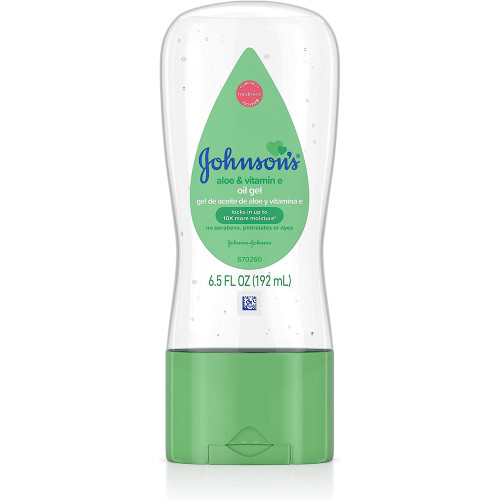 Johnson's Baby Oil Gel Aloe & Vitamin E - 6.5 oz