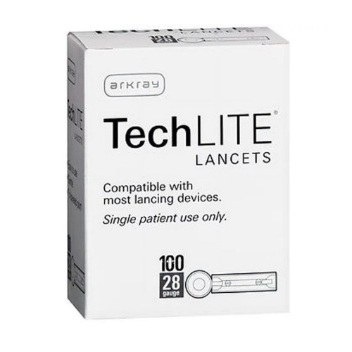 TechLITE Lancets 28 Gauge - 100 Count