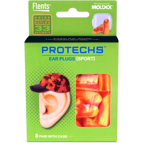 Flents Protechs Ear Plugs Sport - 8 pairs