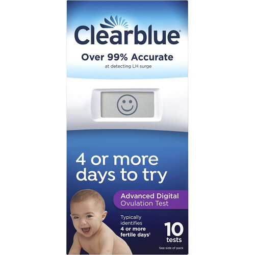 Clearblue Advanced Digital Ovulation Test - 10 Tests Clearblue Advanced Digital Ovulation Test - 10 Tests
