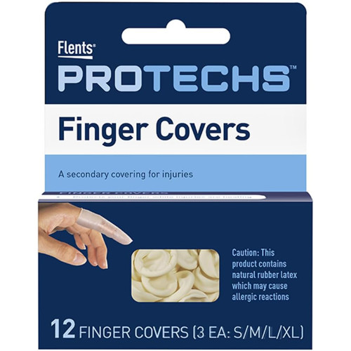 Flents First Aid Cots for Fingers Tips - 12 ct