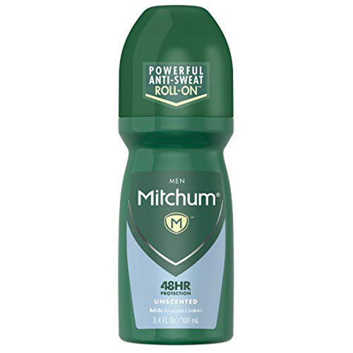 Mitchum Men Advanced Anti-Perspirant & Deodorant Invisible Roll-On Unscented - 3.4 oz