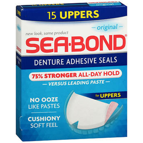 Sea-Bond Denture Adhesive Wafers Original, Uppers - 15 ea. Sea-Bond Denture Adhesive Wafers Original, Uppers - 15 ea.