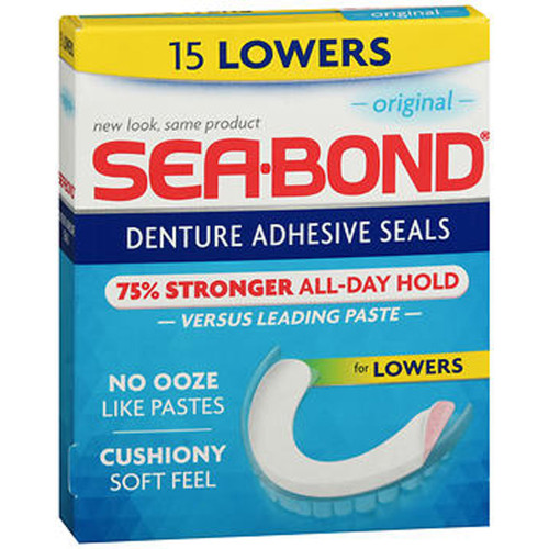 Sea-Bond Denture Adhesive Wafers Original, Lowers - 15 ea. Sea-Bond Denture Adhesive Wafers Original, Lowers - 15 ea.