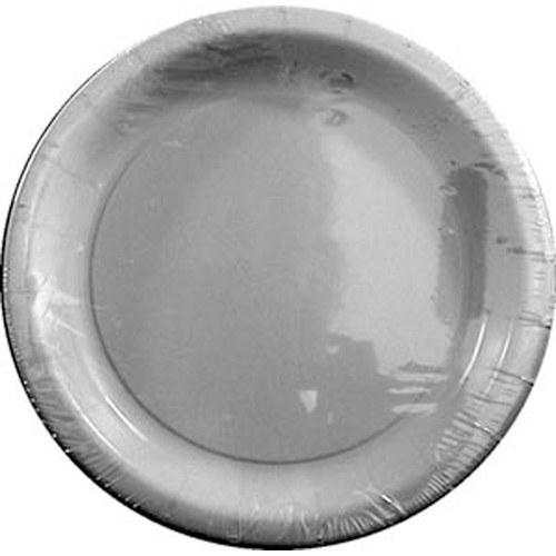 Solid Color Dinner Plates, Light Blue, 9" - 1 Pkg