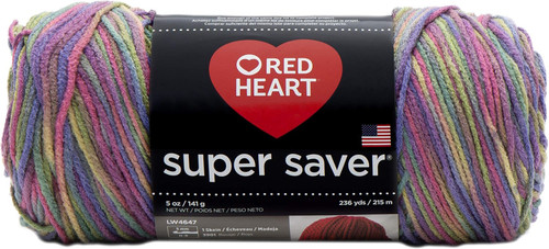 E300 Super Saver Yarn, Artis Print, 5 oz - 3 Packs