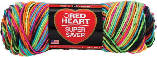 E300 Super Saver Yarn, Black Light, 7oz - 3 Packs