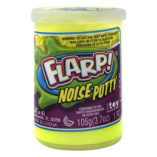 JA-RU Flarp Noise Putty, Assorted Colors, 3.7 oz