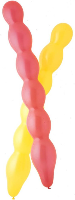 Squiggly Balloons, Asst, 15 Ct - 1 Pkg