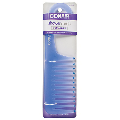 Icy Pastels Shower Comb, Asst - 1 Pkg