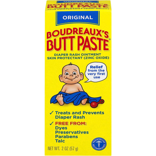 Boudreaux's Butt Paste Diaper Rash Ointment Original - 2 oz