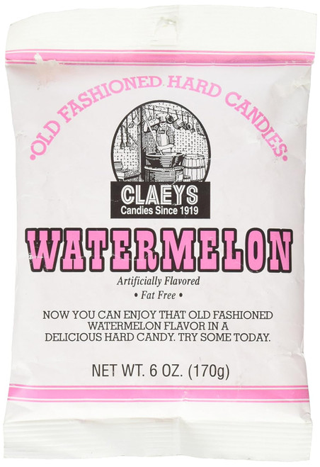 Claeys Hard Candies, Watermelon, 6 oz - Each
