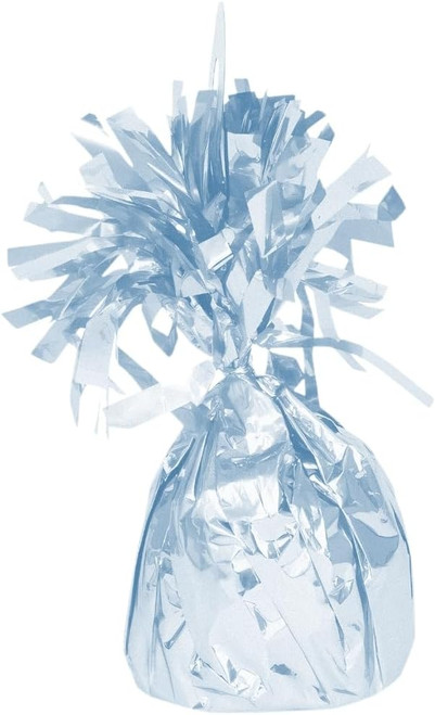 Foil Balloon Weight, White, 6.2 oz - 1 Pkg