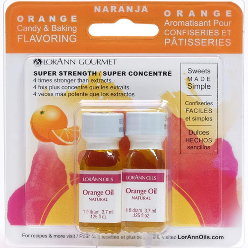 Twin Pack Flavoring Oils, Candy/Baking, Orange, 2X.125 - 1 Pkg