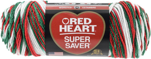 E300 Super Saver Yarn, Mistletoe Multi, 5 oz - 3 Packs