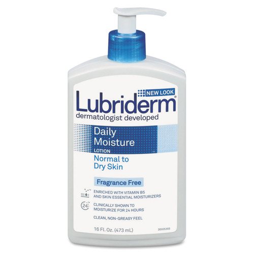 Lubriderm Daily Moisture Lotion Fragrance Free - 16 oz
